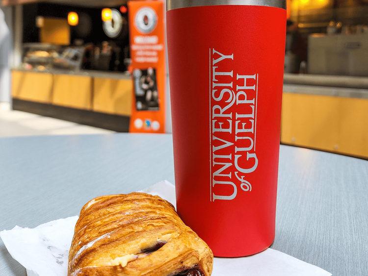 Coffee and pastry