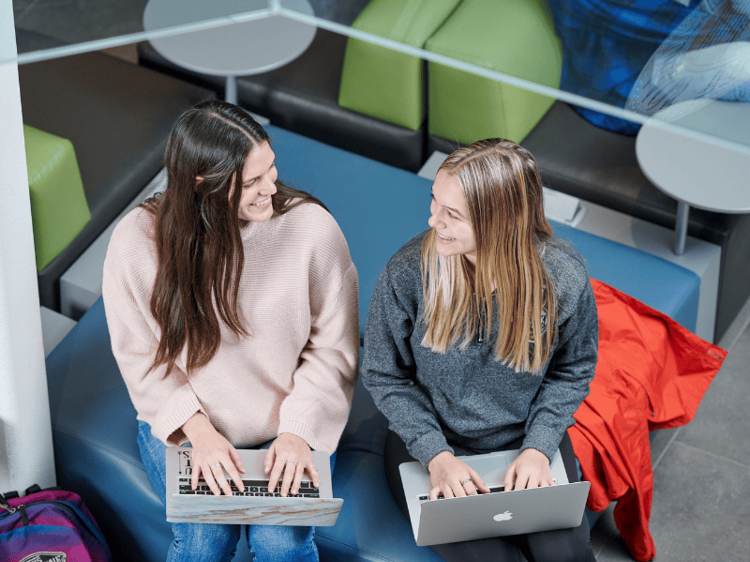 Students in a virtual session