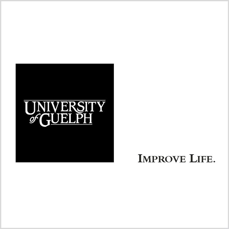 The former University of Guelph logo with “Improve Life” tagline.