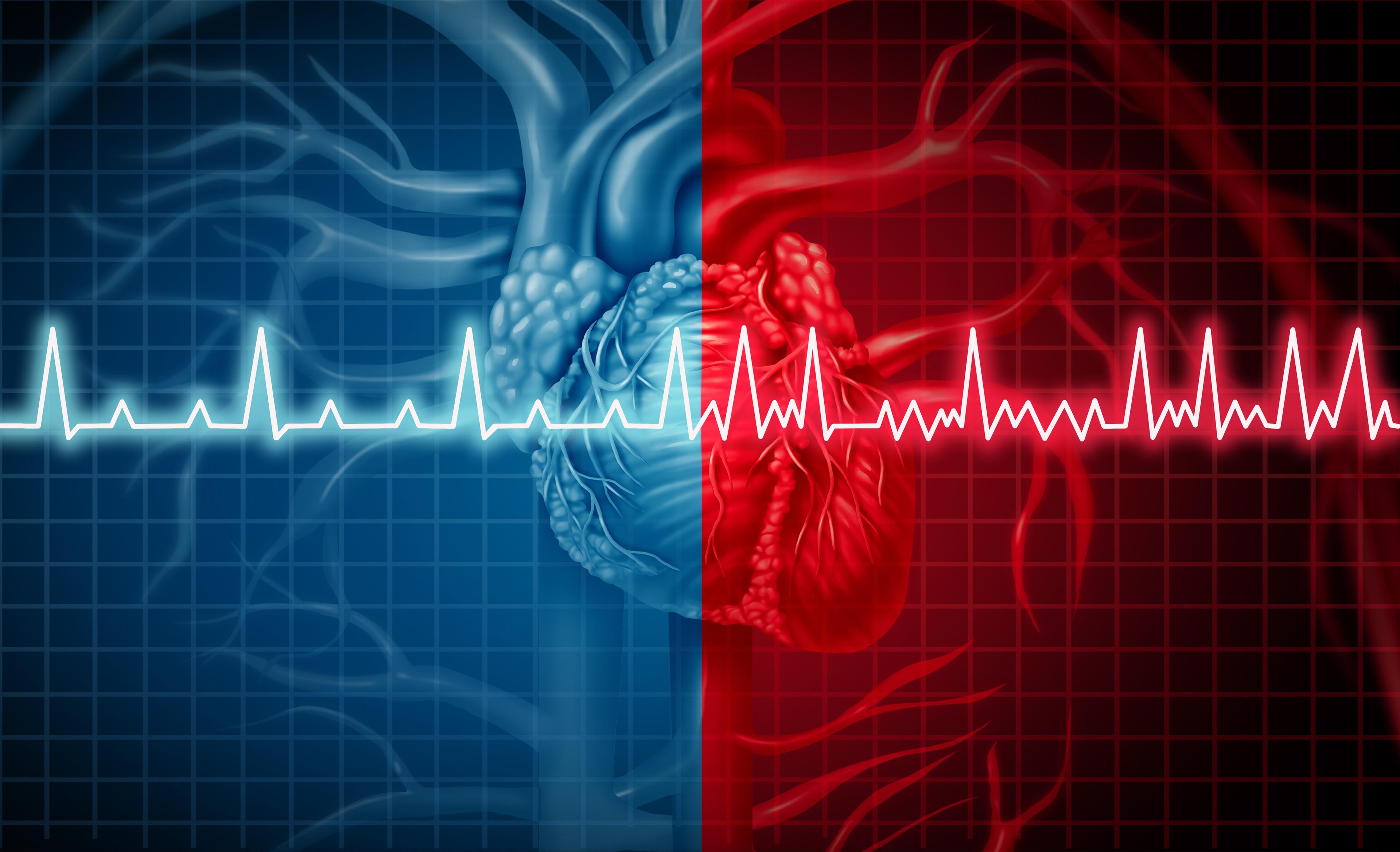 Illustration of a heart beat