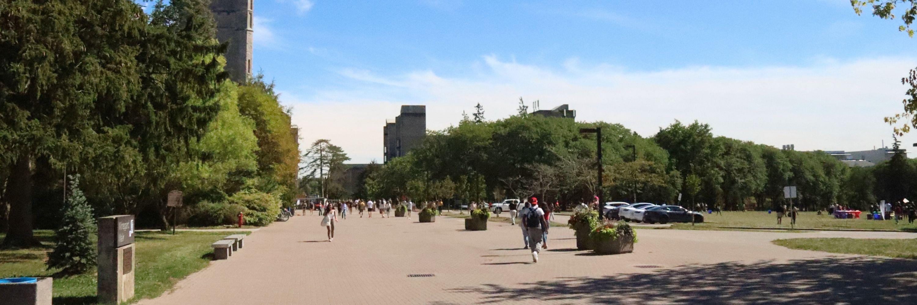 campus in the fall