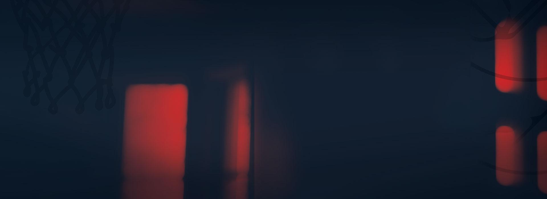 Navy blue background with red rectangles