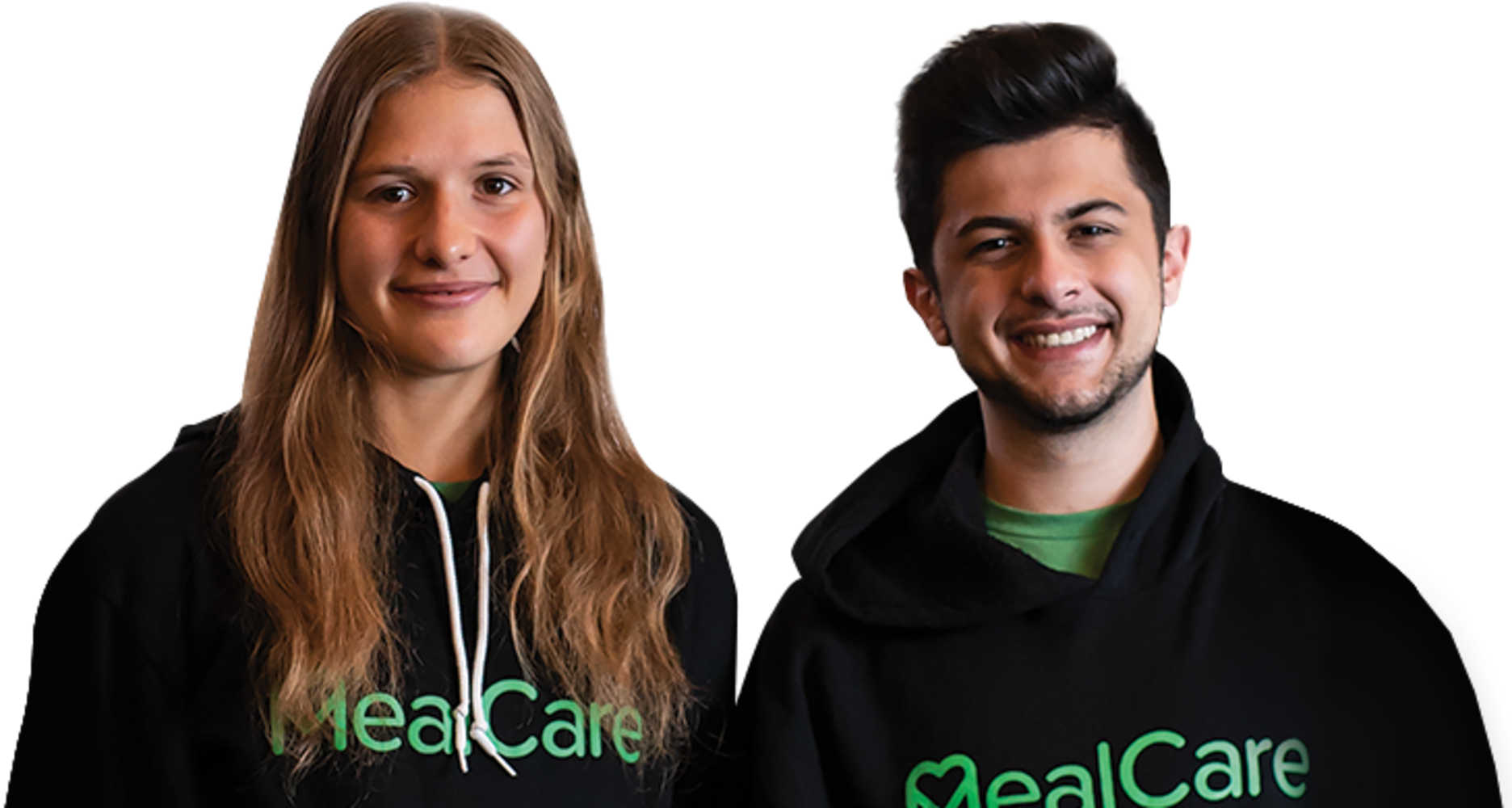 Kiana Gibson and David Sahai, co-founders of MealCare Guelph