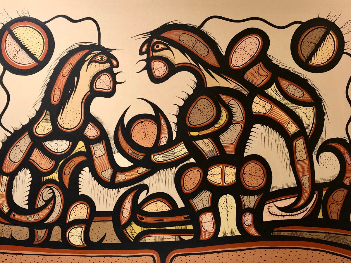 Indigenous art piece titled The Journey