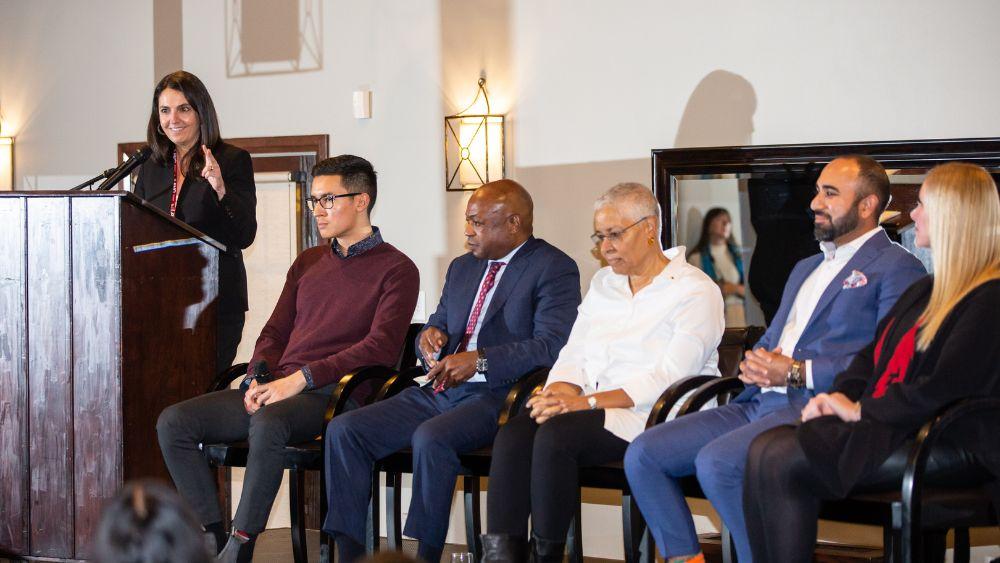 a presentation held by multiple people