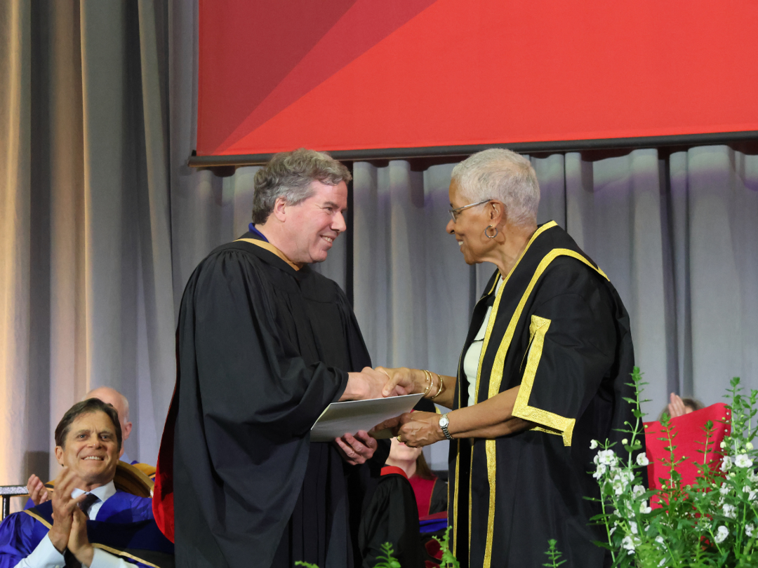 Dr. Paul Woods and U of G Chancellor, Mary Anne Chambers
