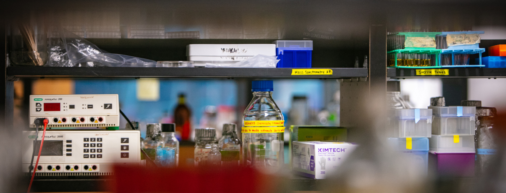 equipment in a lab