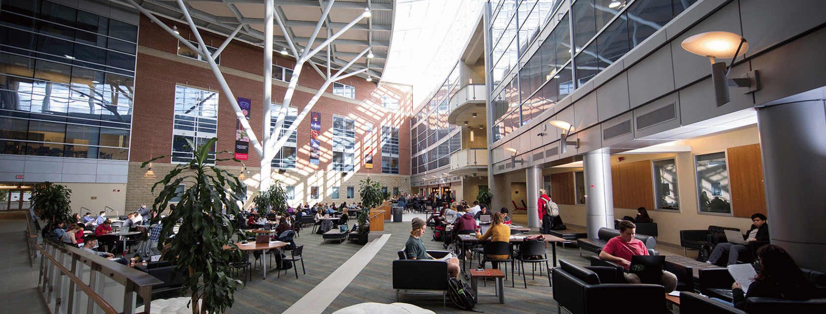 Summerlee Science Complex Atrium at University of Guelph.