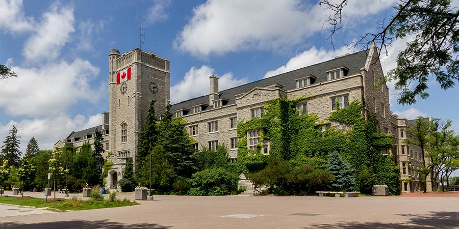 The Johnston Hall building on the University of Guelph main campus