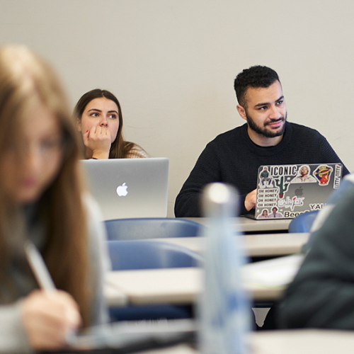 Students in class