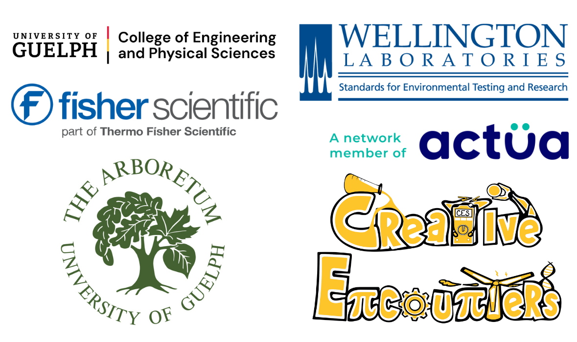 BattleSTEM sponsor logos: College of Engineering and Physical Sciences, Fisher Scientific, The Arboretum, Wellington Laboratories, Actua, and Creative Encounters.