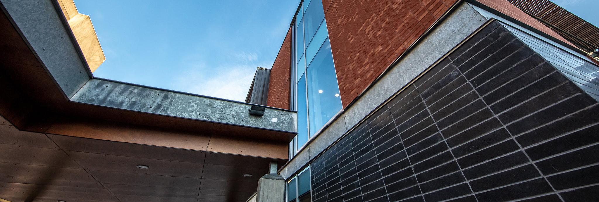 low perspective shot of a building