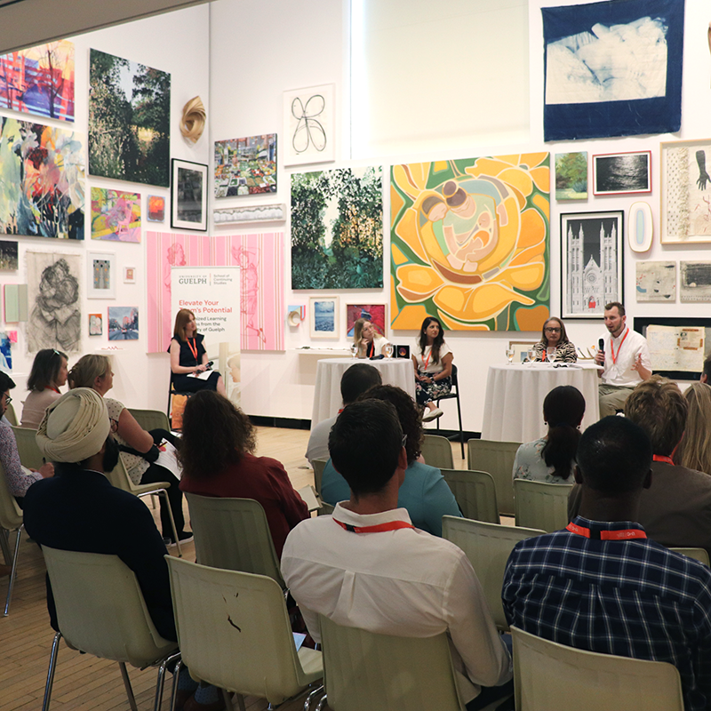 Panel event at the Art Gallery.