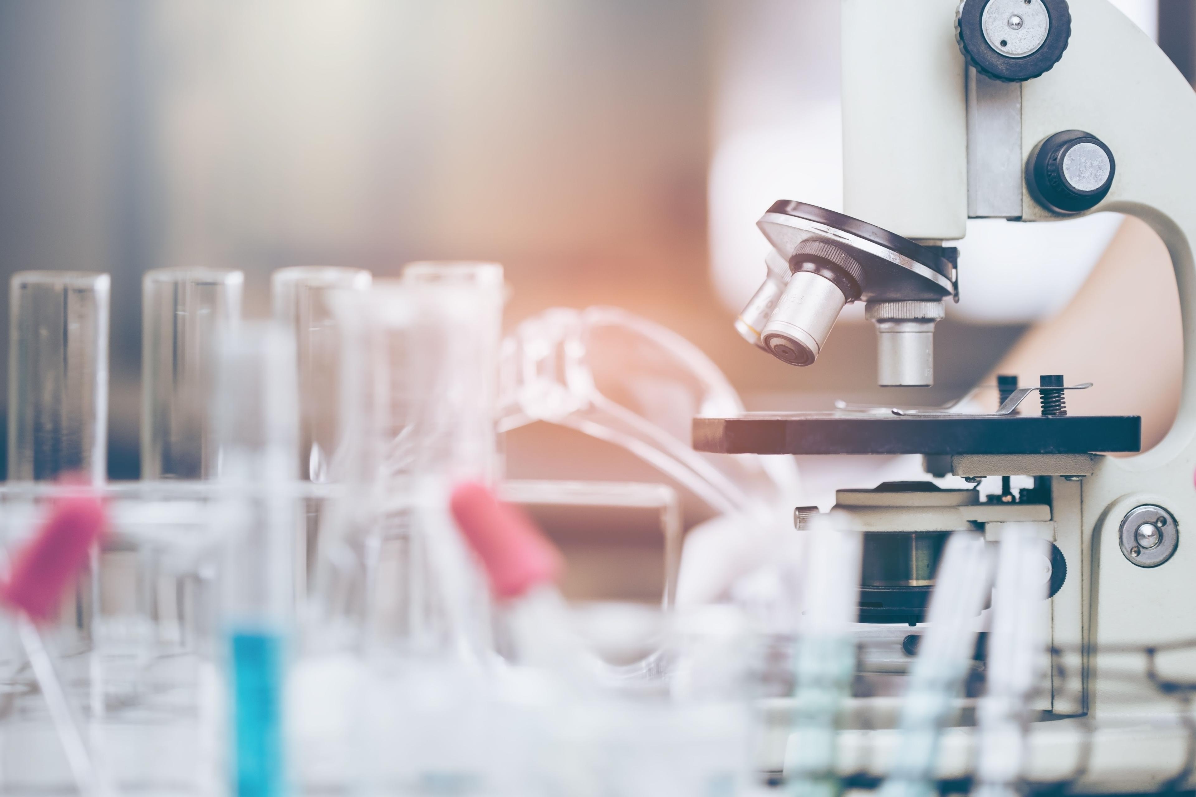 Microscope Stock Image