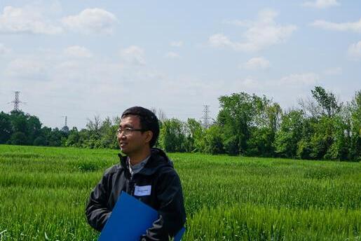 Man standing in a field