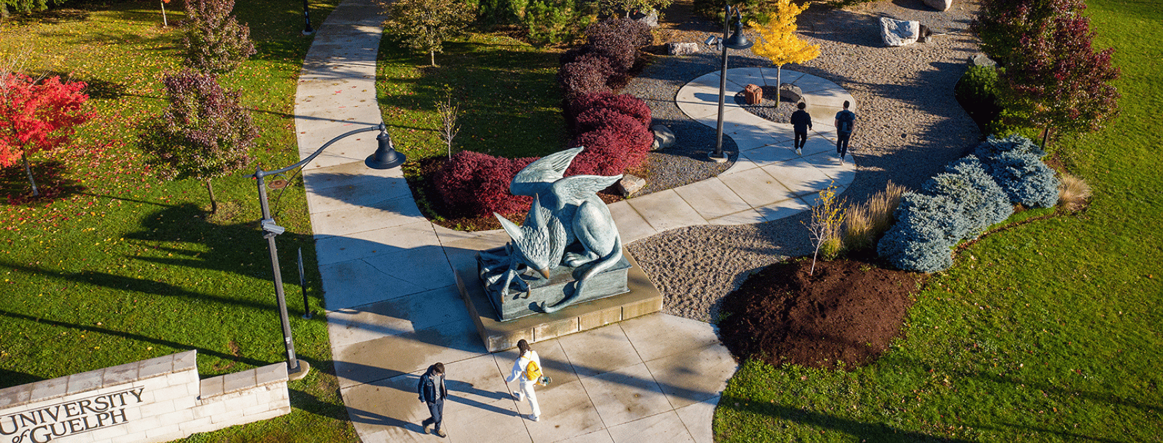 Aerial Gryphon Statue