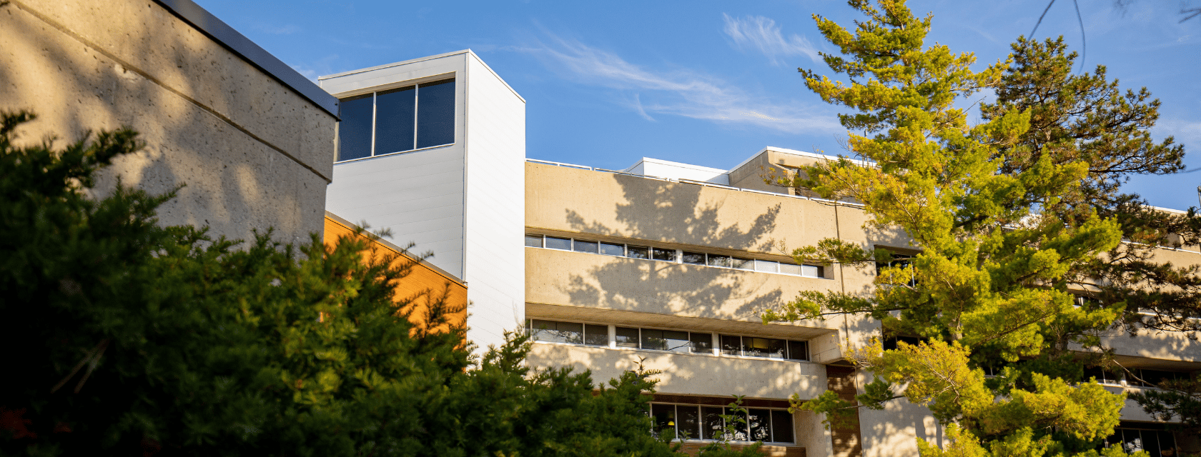 side view of the outside of South residence