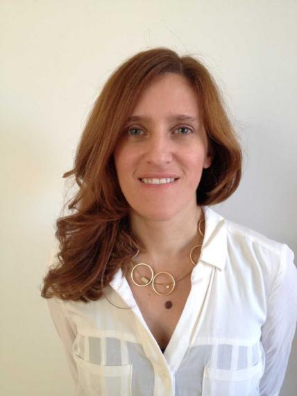 Dr. Maria Corradini looking into the camera