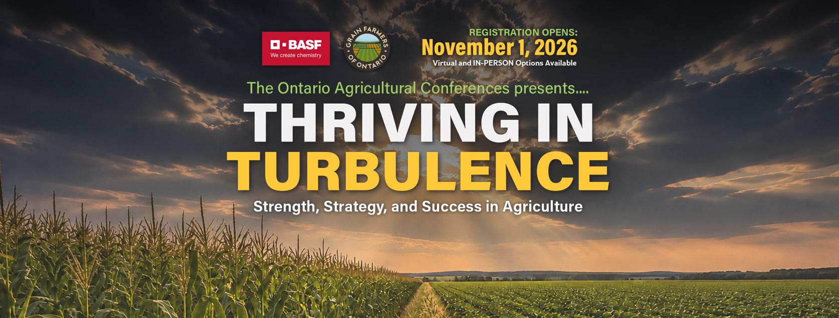 OAgC Brochure 2026 - Thriving in Turbulence (Southwest Agricultural Conference)