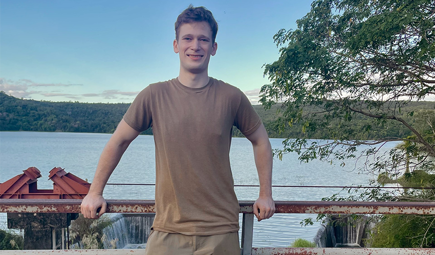 Image of a Geography graduate student Hunter Rusk