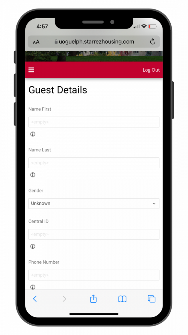 Guest Confirmation