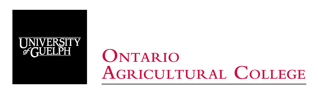 Ontario Agricultural College logo.