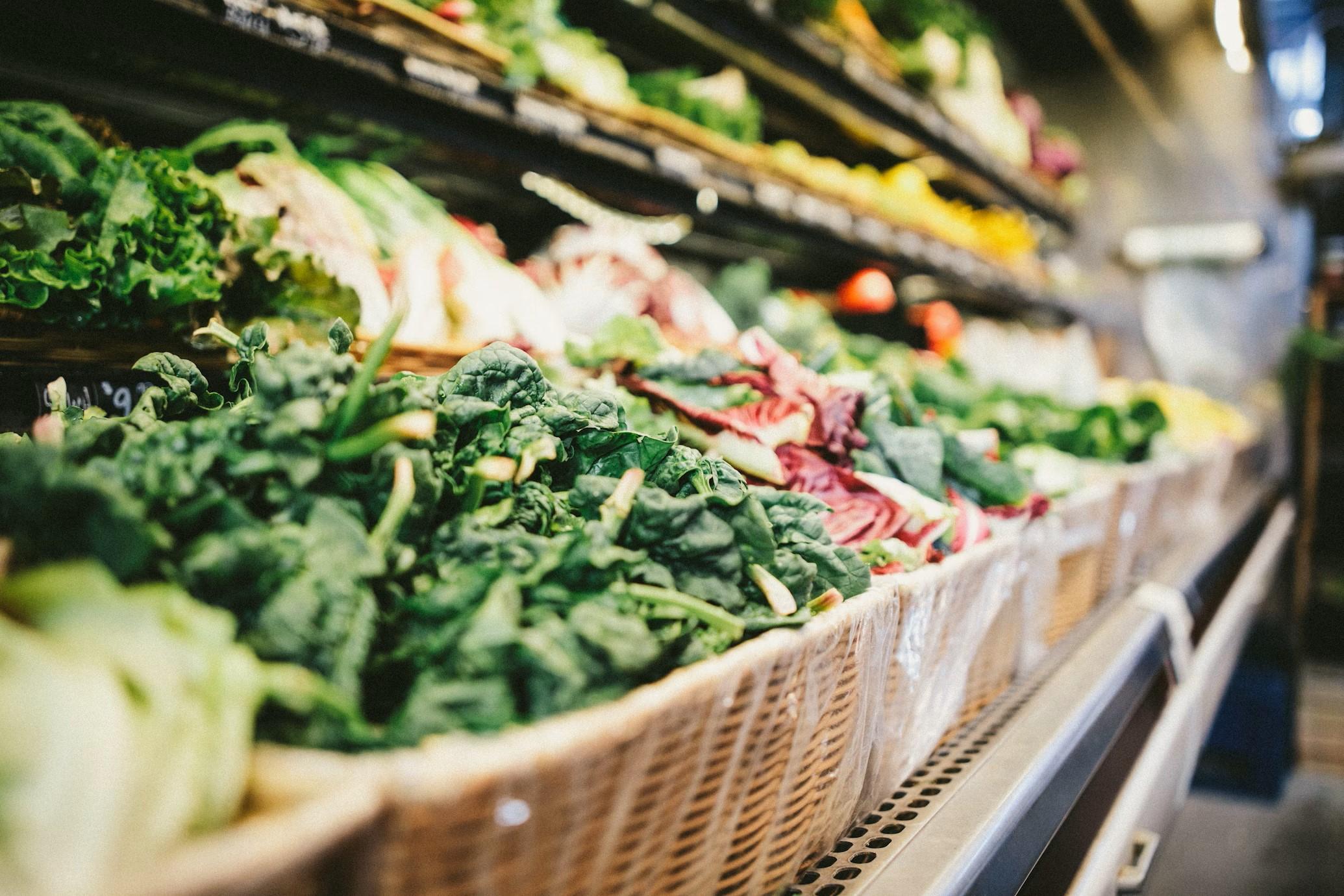 Grocery store produce.