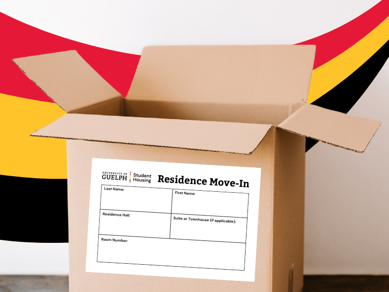 Packing Box with Move-In Label