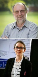 Profile photos of Jim Squires and Christine Bone