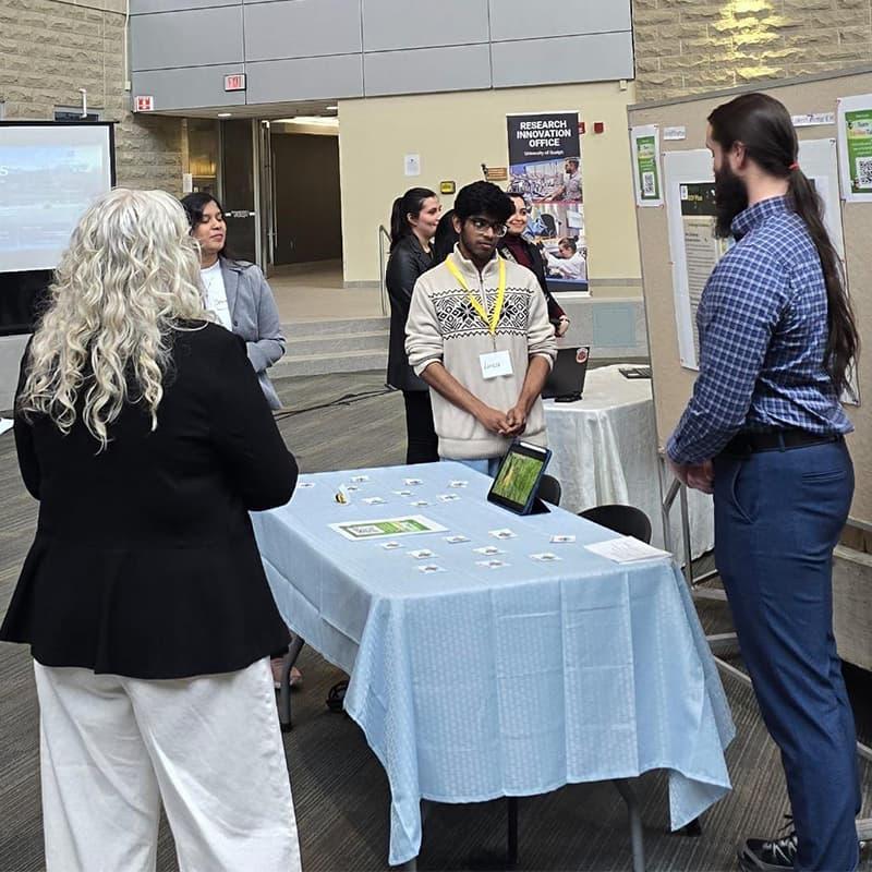 Un-Bee-Table team presenting to the Project SOY Plus judges at the finale event.