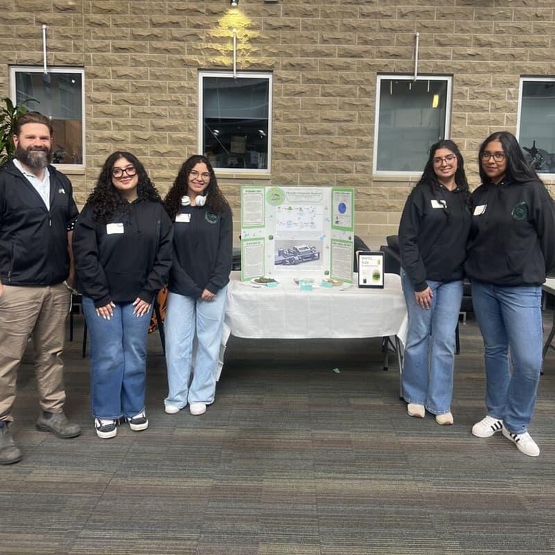 PhytoFlex Team with the poster at the Project SOY Plus finale event