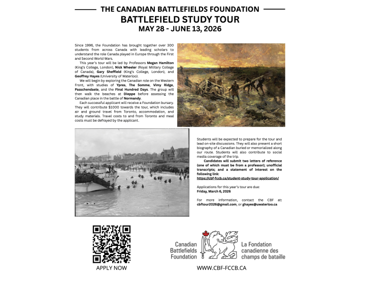 Battlefield Study Tour poster