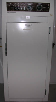 Image of a white door to the Percival Incubator