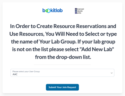 Submit your Join Request
