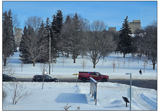 The view from the Director’s office