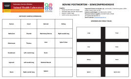 Bovine PM semicomprehensive