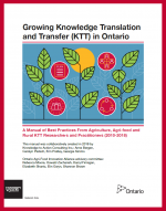 Cover of Growing KTT in Ontario manual