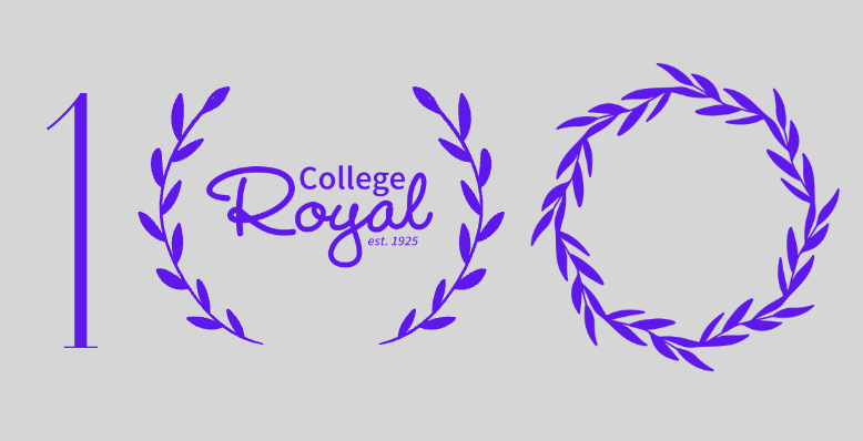 College Royal 100 years logo