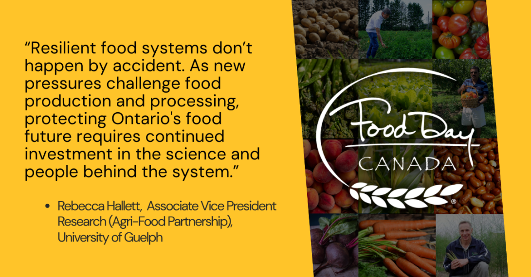 Food Day Canada logo with text from the story