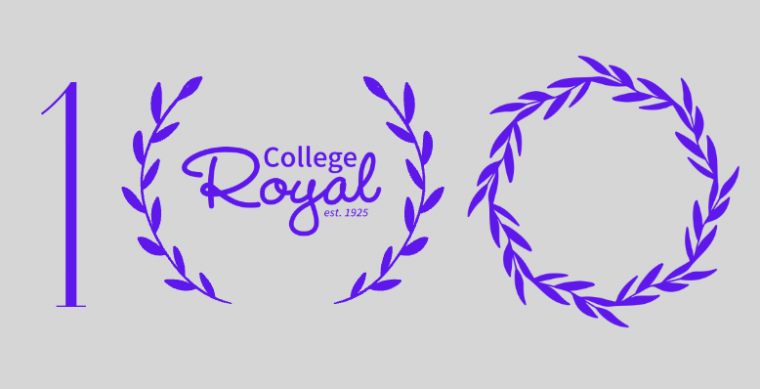 College Royal 100 years logo