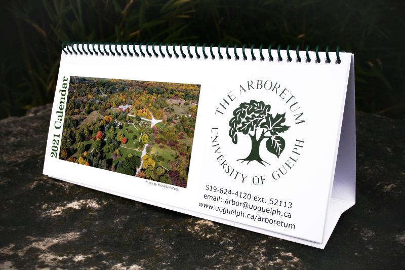 a colour image of the The Arboretum's 2021 desk calendar 