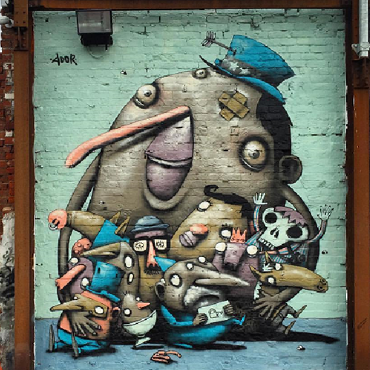 graffiti image graduate student congratulations