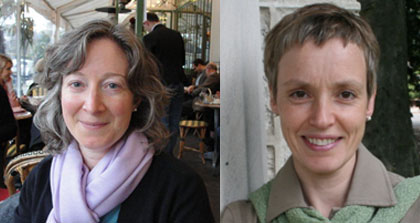 Margot Irvine and Sandra Parmagiani