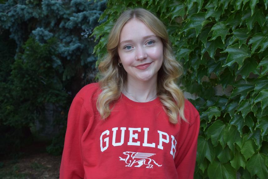 Degen Forsey, student ambassador, College of Arts, University of Guelph