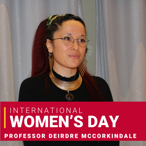 International Women's Day. Professor Deirdre McCorkindale.
