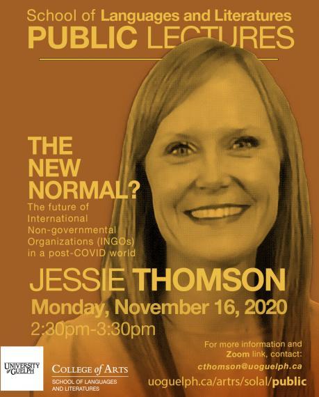 Poster for Jessie Thomson on November 16 at 2:30pm