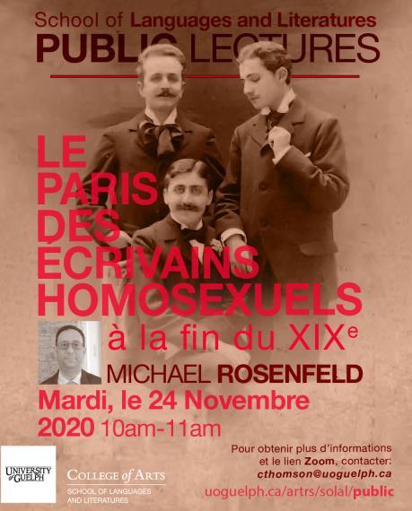 Poster of Le Paris Des Ecrivains Homosexuels a la fin due XIX for Nov 24