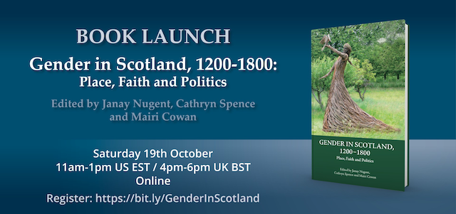Gender in Scotland book launch poster