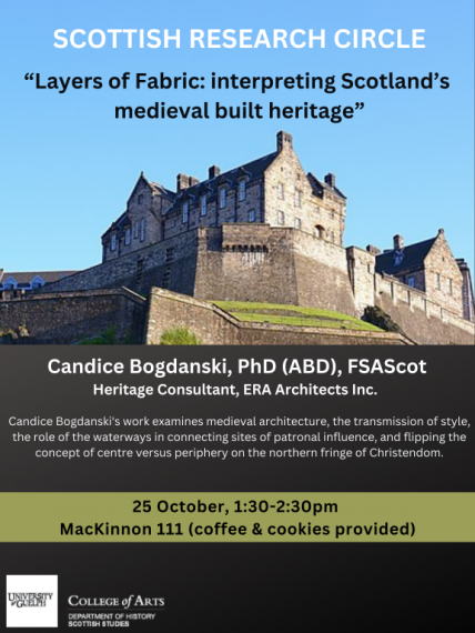 Scottish Research Circle Oct. 25 poster