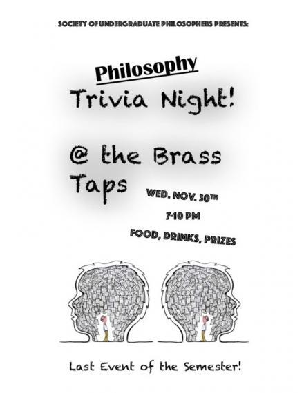 SUP Trivia Night poster